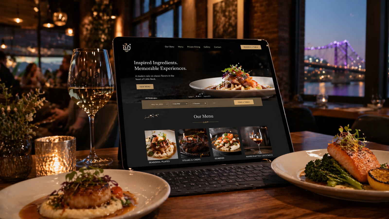 restaurant web design Little Rock